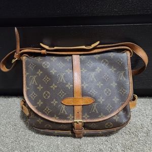 SOLD -Louis Vuitton Vintage Monogram Canvas Saumur